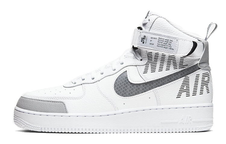 

Кроссовки Nike Air Force 1 High Under Construction White, Серый, Кроссовки Nike Air Force 1 High Under Construction White