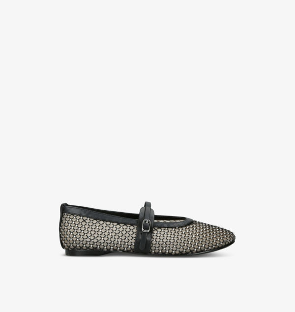 Rejoice-Mr сетчатые балетки, украшенные стразами Steve Madden, черный