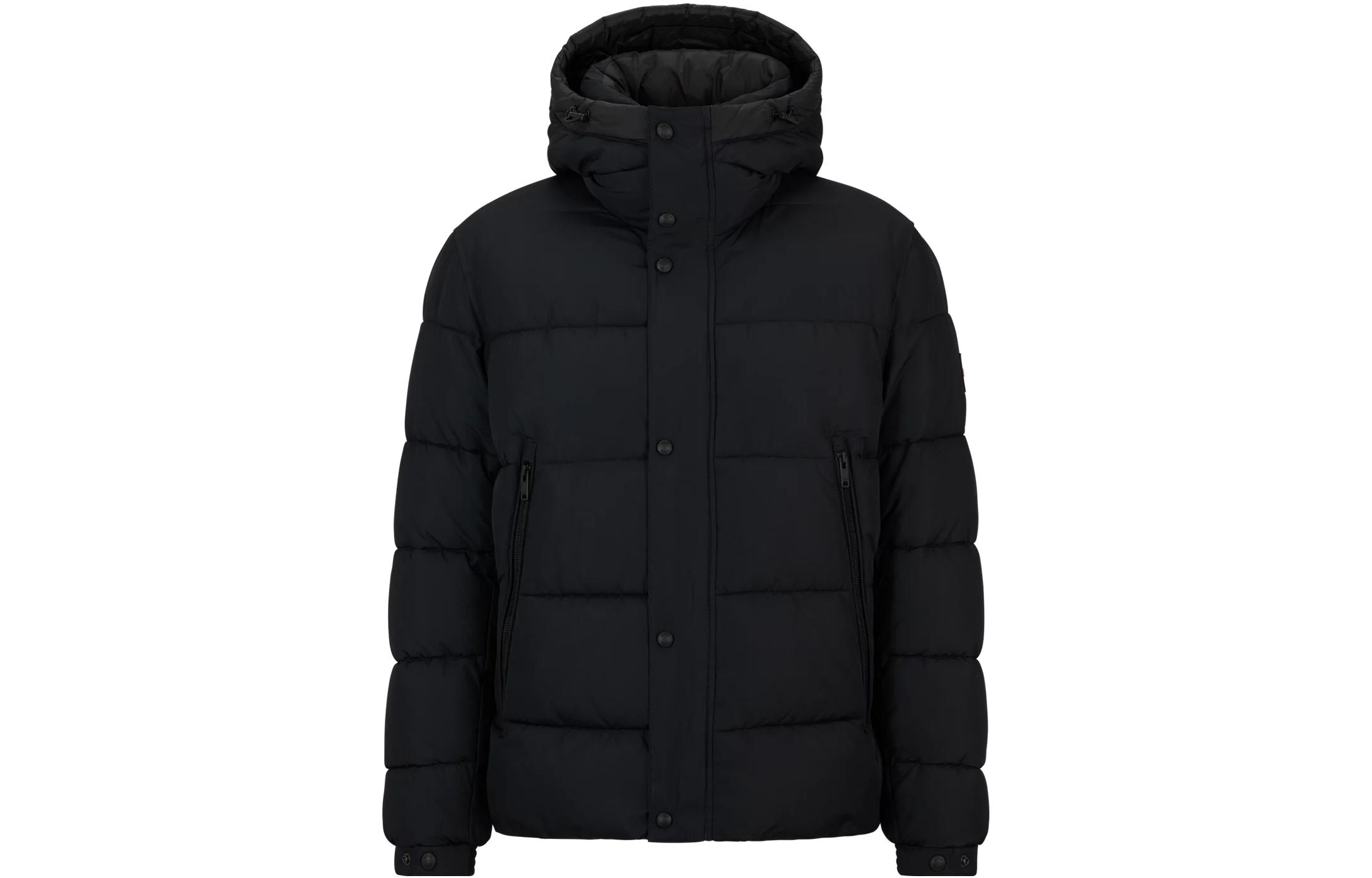 

Куртки и пальто мужские черные HUGO BOSS, Черный, Куртки и пальто мужские черные HUGO BOSS