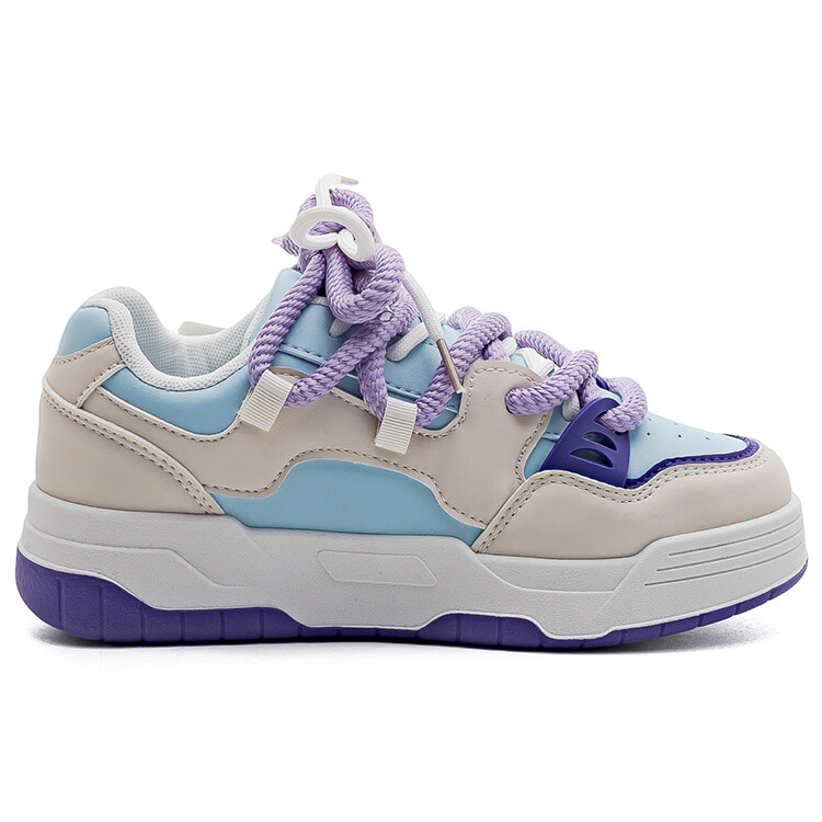 

Кроссовки WARRIOR Skateboarding Shoes Women's Low-top White/Purple, фиолетовый