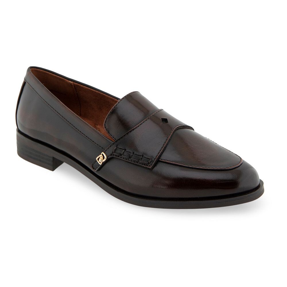 

Женские классические лоферы Aerosoles Eira, цвет Tan Burnished Faux Lea