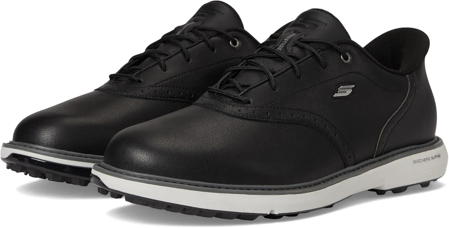 Мужские гольф-кроссовки Skechers Prestige с анатомической стелькой, черный — фото 2