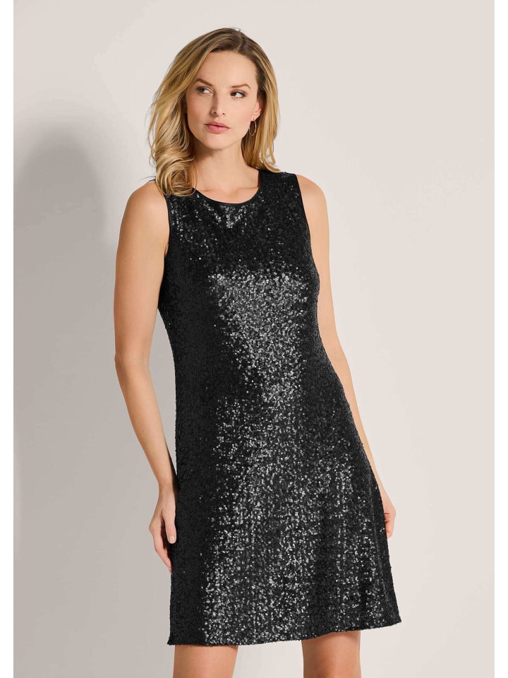 

MADELEINE Облегающее платье-футляр с пайетками черного цвета