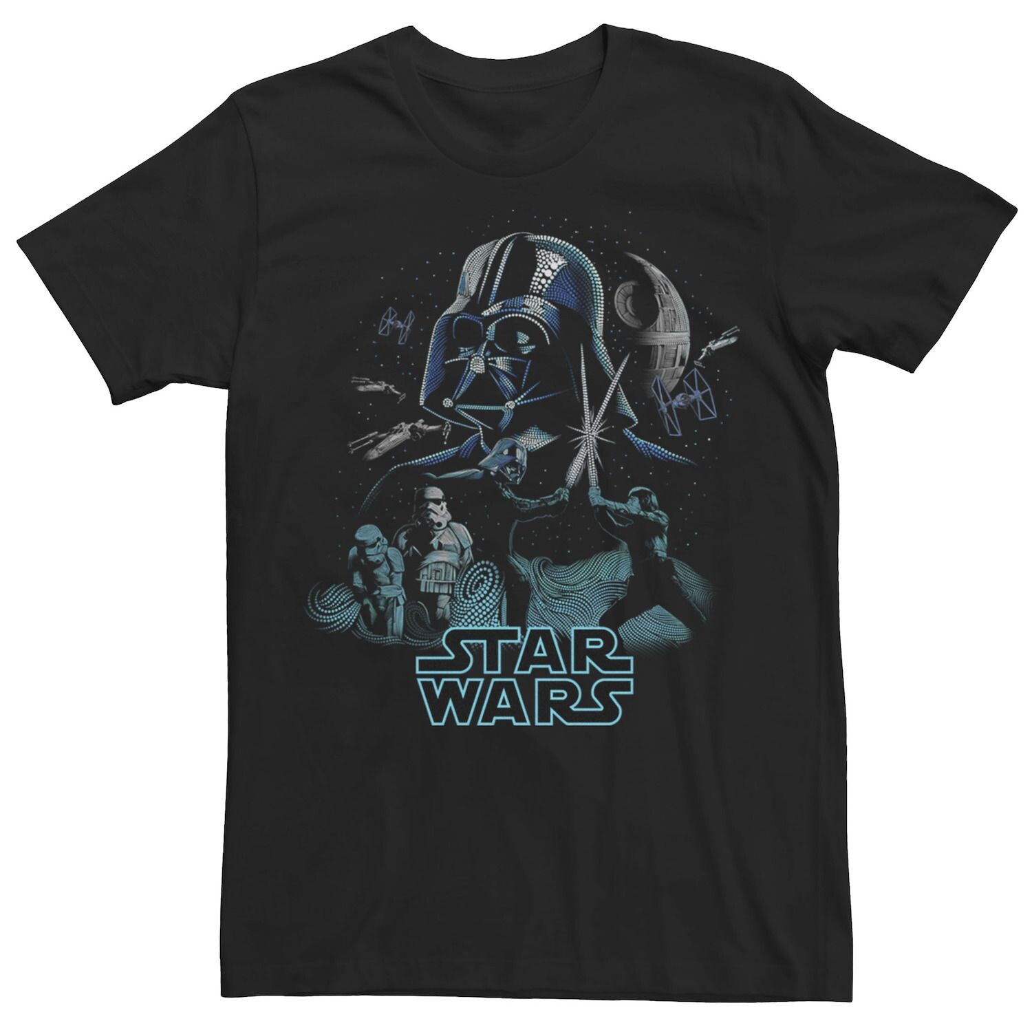 

Мужская футболка Galactic с двойным рисунком Star Wars