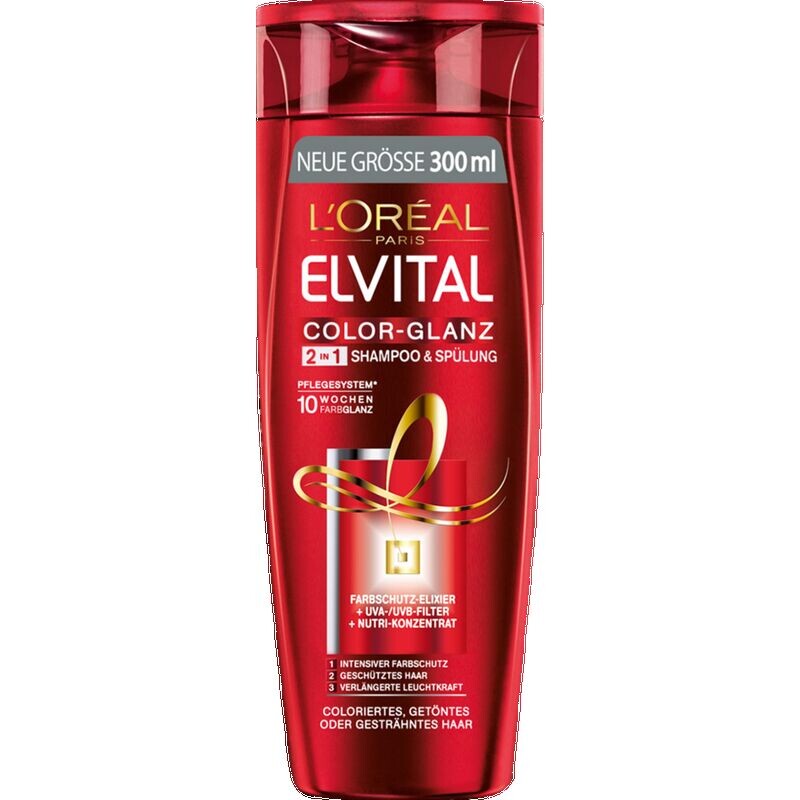

Шампунь и кондиционер 2в1 Color-Gloss Защита цвета L’Oréal Paris, 300 ml