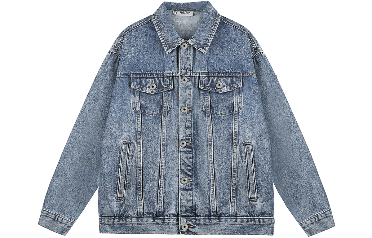 

DARKCIRCLE Джинсовая куртка унисекс, Vintage Blue