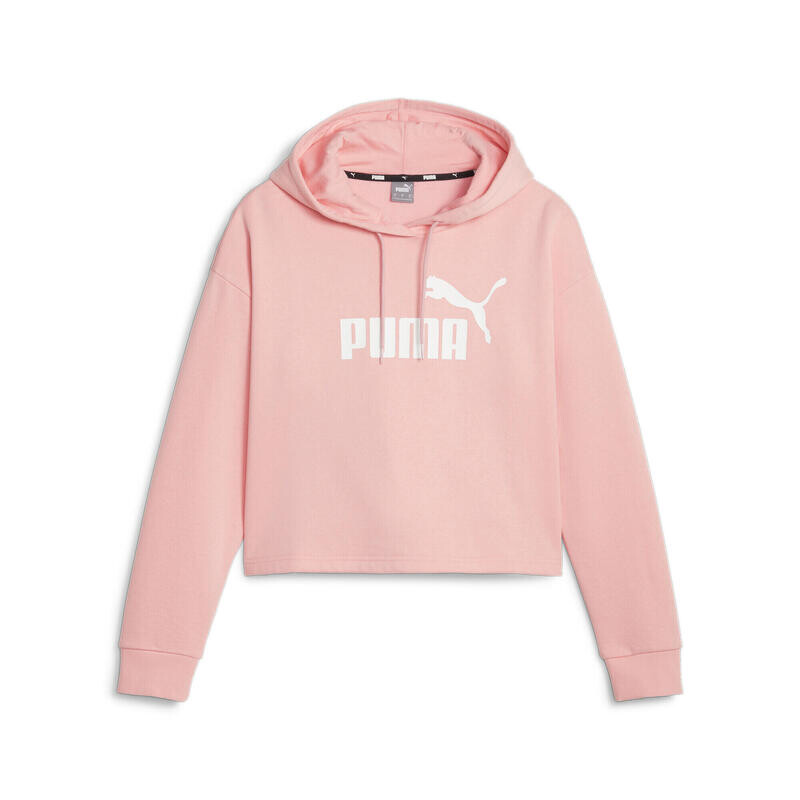 

Женская укороченная толстовка с логотипом Essentials+ PUMA Peach Smoothie Pink