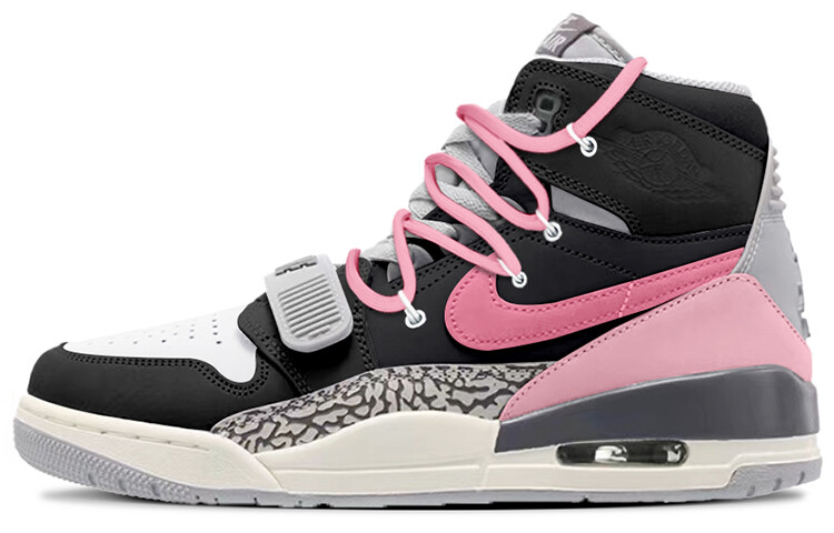 

Кроссовки Jordan Legacy 312 Vintage Basketball Shoes Men High-top Pink, черный