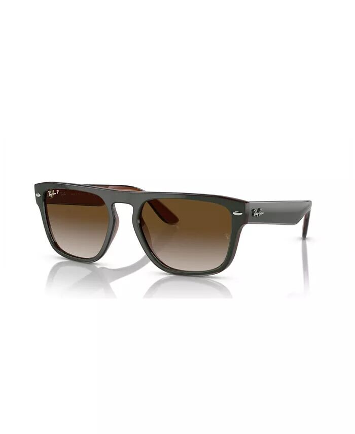 

Поляризованные солнцезащитные очки унисекс, градиент RB4407 Ray-Ban, коричневый