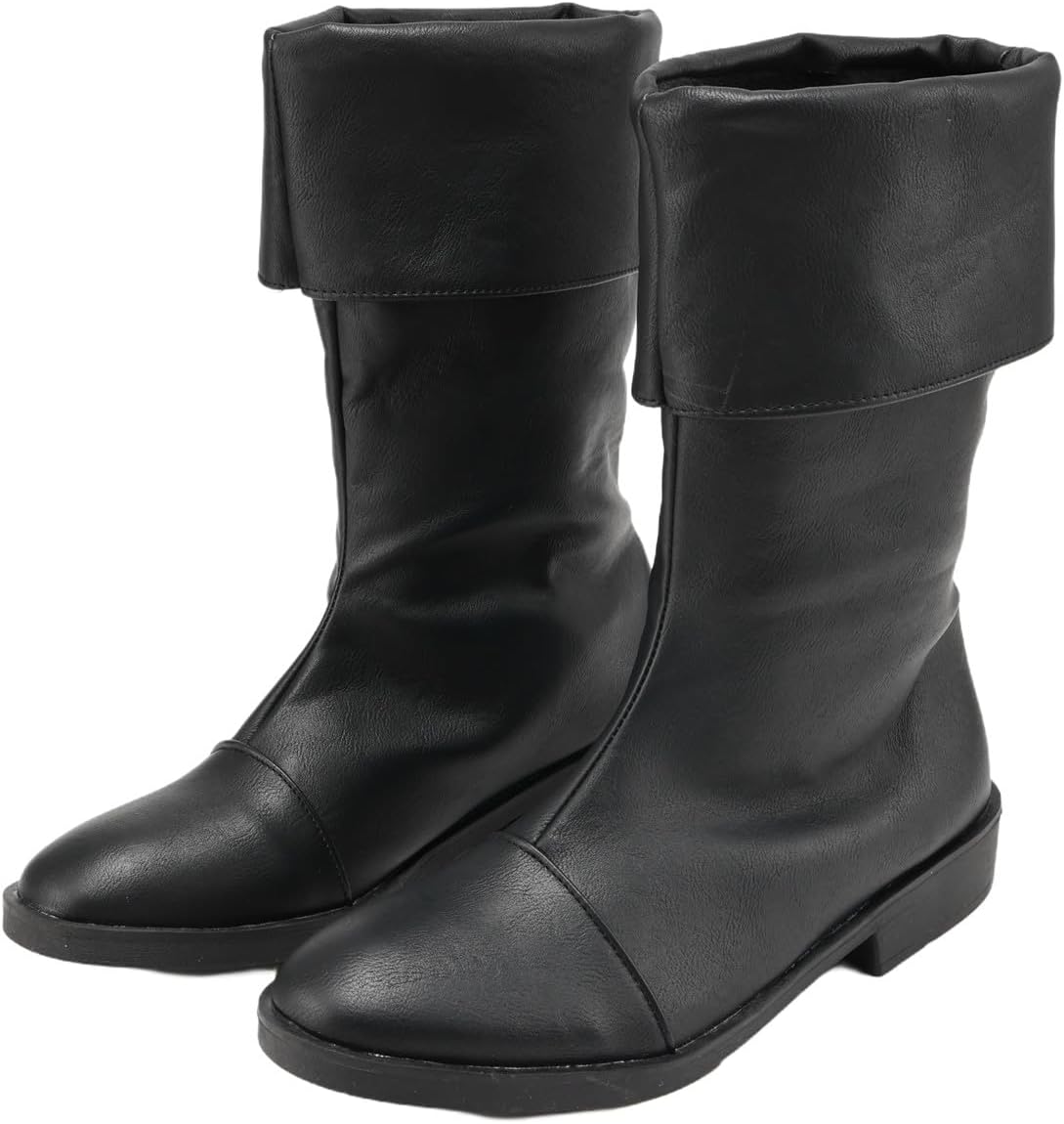 

Мужские пиратские сапоги эпохи Возрождения, средневековые сапоги в стиле вестерн, рыцарские туфли, плоские туфли для джаза, готические сапоги для косплея Ciyasheh, черный