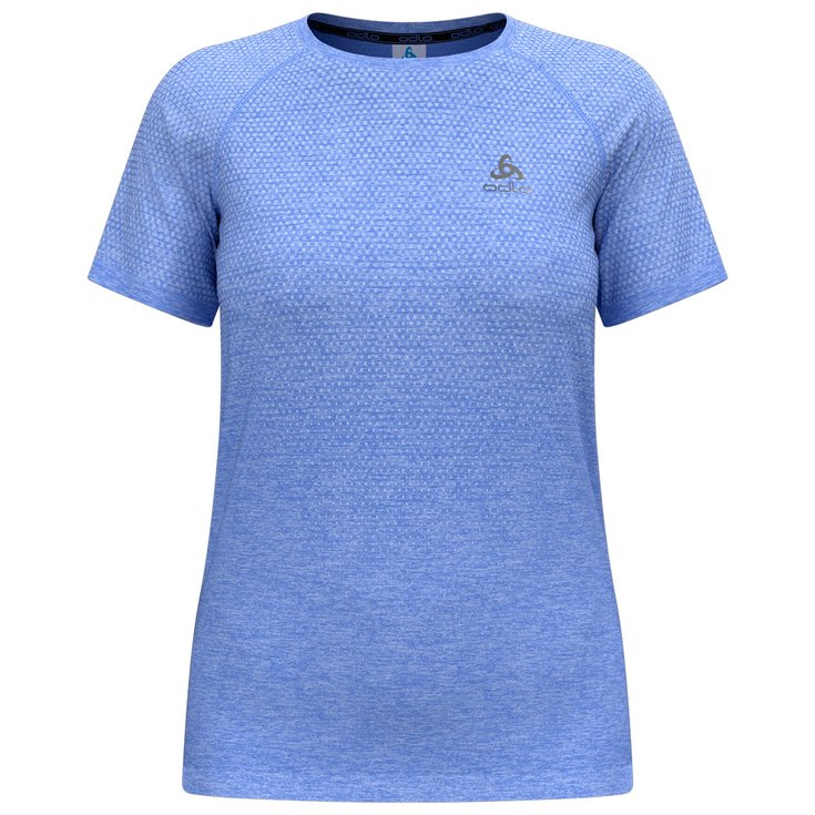 

Футболка Trail, незаменимая бесшовная футболка с круглым вырезом, женская, персидская, с драгоценными камнями, меланж - xs Odlo