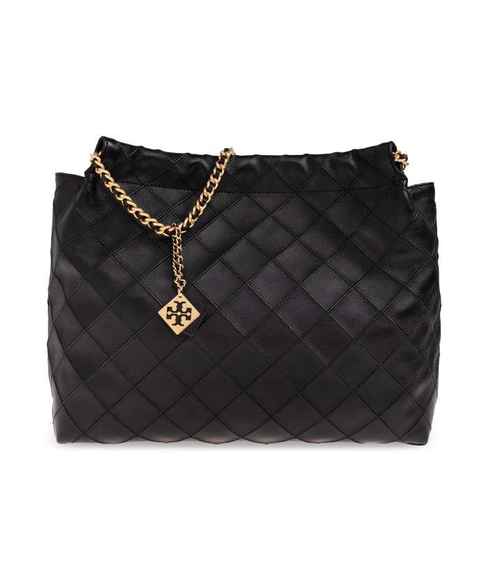 

Мягкая сумка через плечо Tory Burch, черный