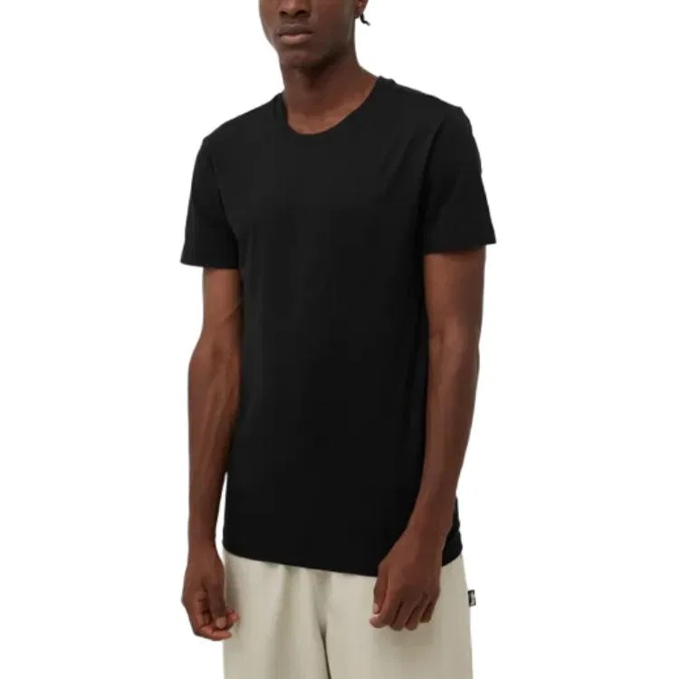 Футболка с вышитым логотипом, набор из 3 штук Polo Ralph Lauren, 3 Pack (Black+Black+Black) — фото 3