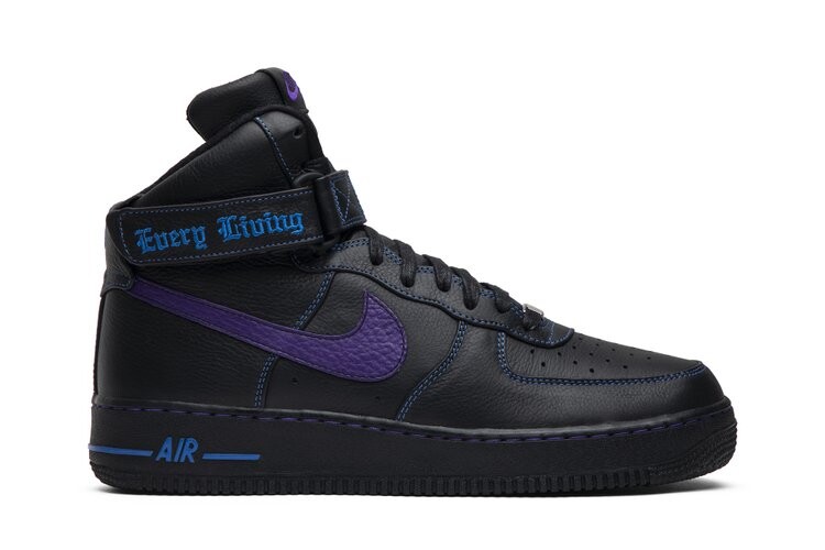 

Кроссовки Nike Vlone x Air Force 1 High 'Purple Swoosh' Sample, фиолетовый