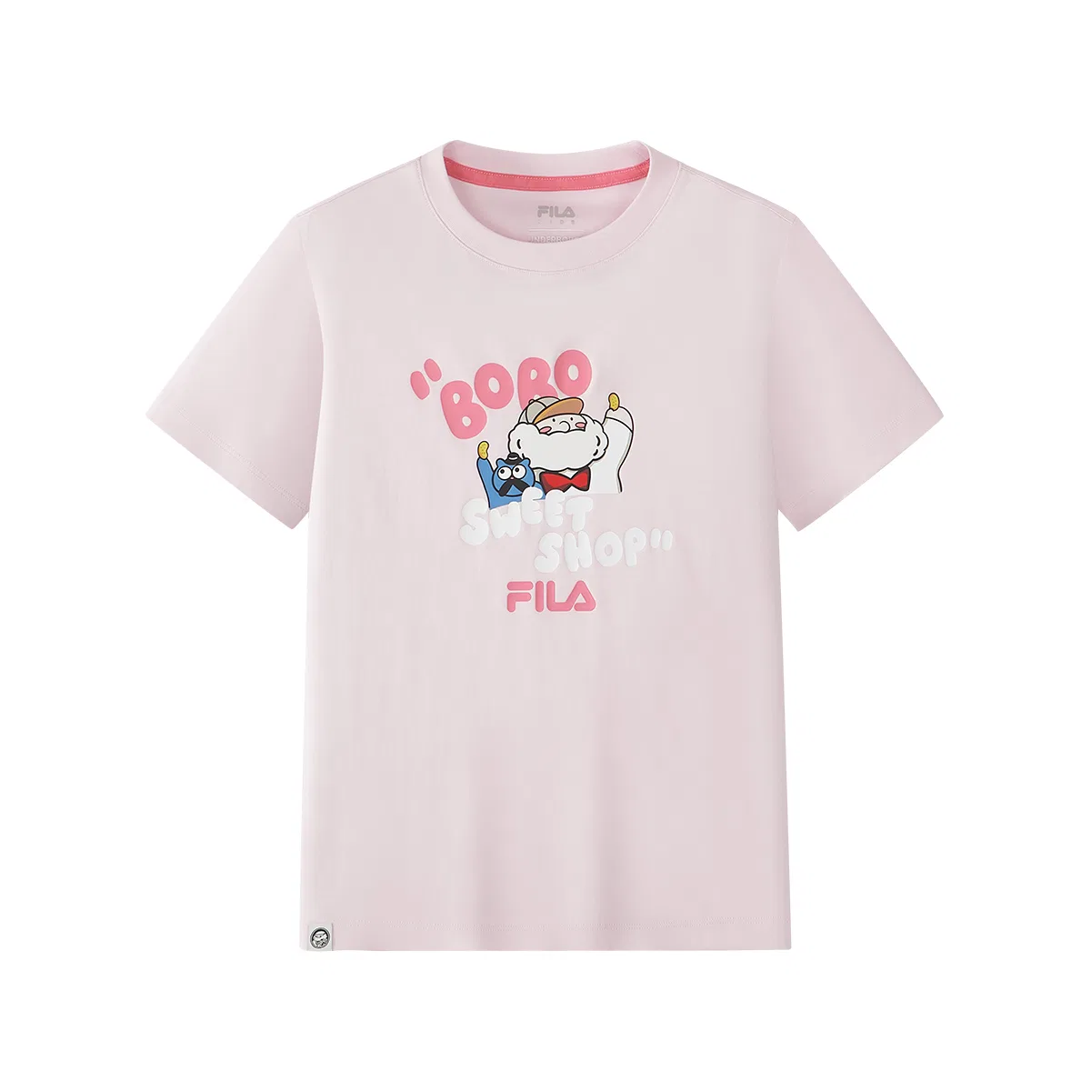 Футболка с круглым вырезом FILA KIDS Thistle Pink