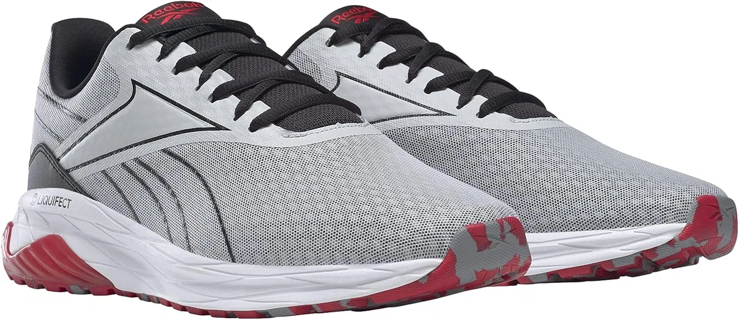 Женские беговые кроссовки Reebok Liquifect 180 2.0, Pure Grey 2 Core Black Vector Red