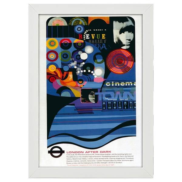 

Рамка для фотографий LegendArte Poster 1968 After Dark, белый