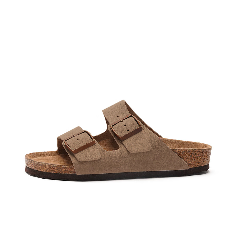

KANGLONG Летние шлепанцы-сабо повседневные женские сандалии в стиле Birkenstock унисекс - хаки, цвет Khaki