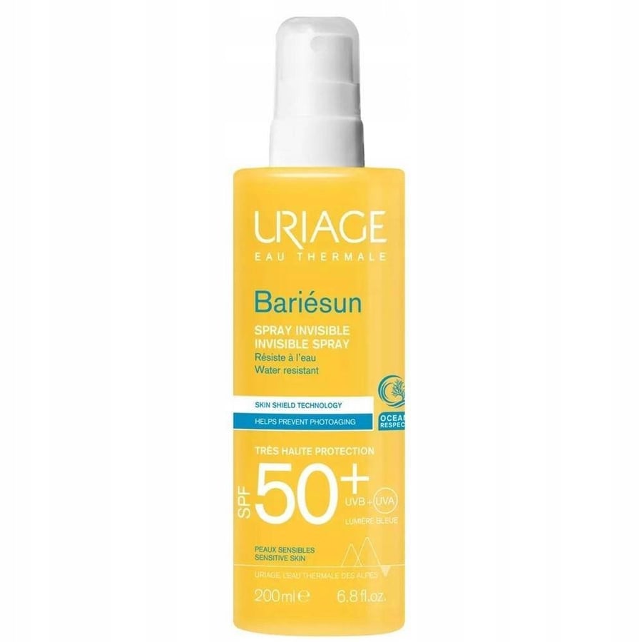 URIAGE, Bariesun Invisible Spray водостойкий солнцезащитный спрей SPF50+ 200 мл — фото 2