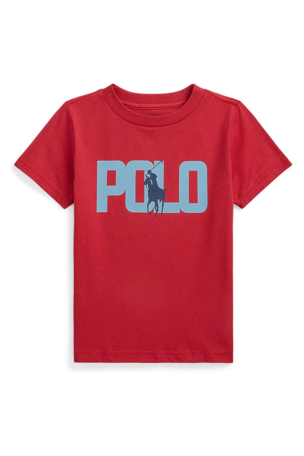 

Футболка для мальчика из хлопкового трикотажа с меняющим цвет логотипом Polo Ralph Lauren, красный