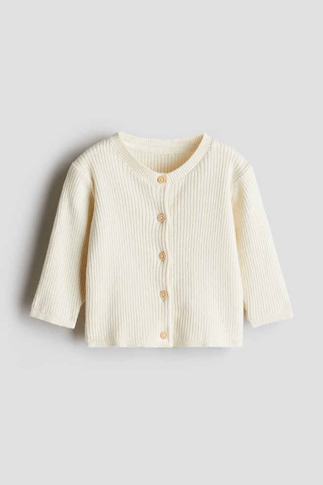 

Вязаный кардиган H&M, бежевый