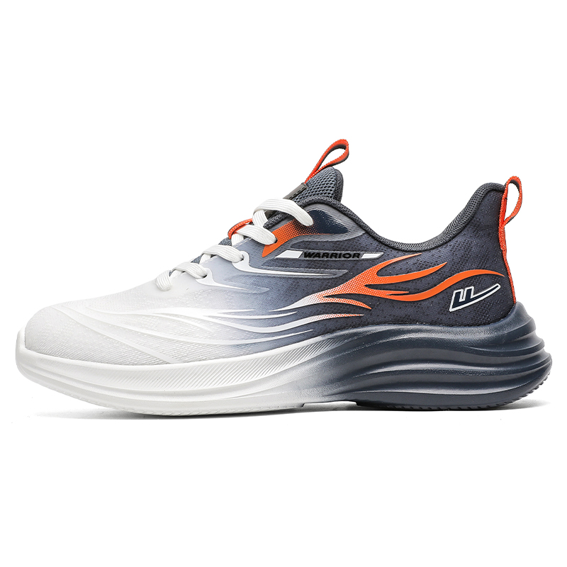

WARRIOR Легкие дышащие низкие повседневные кроссовки Rebound, мужские, белые, синие, оранжевые