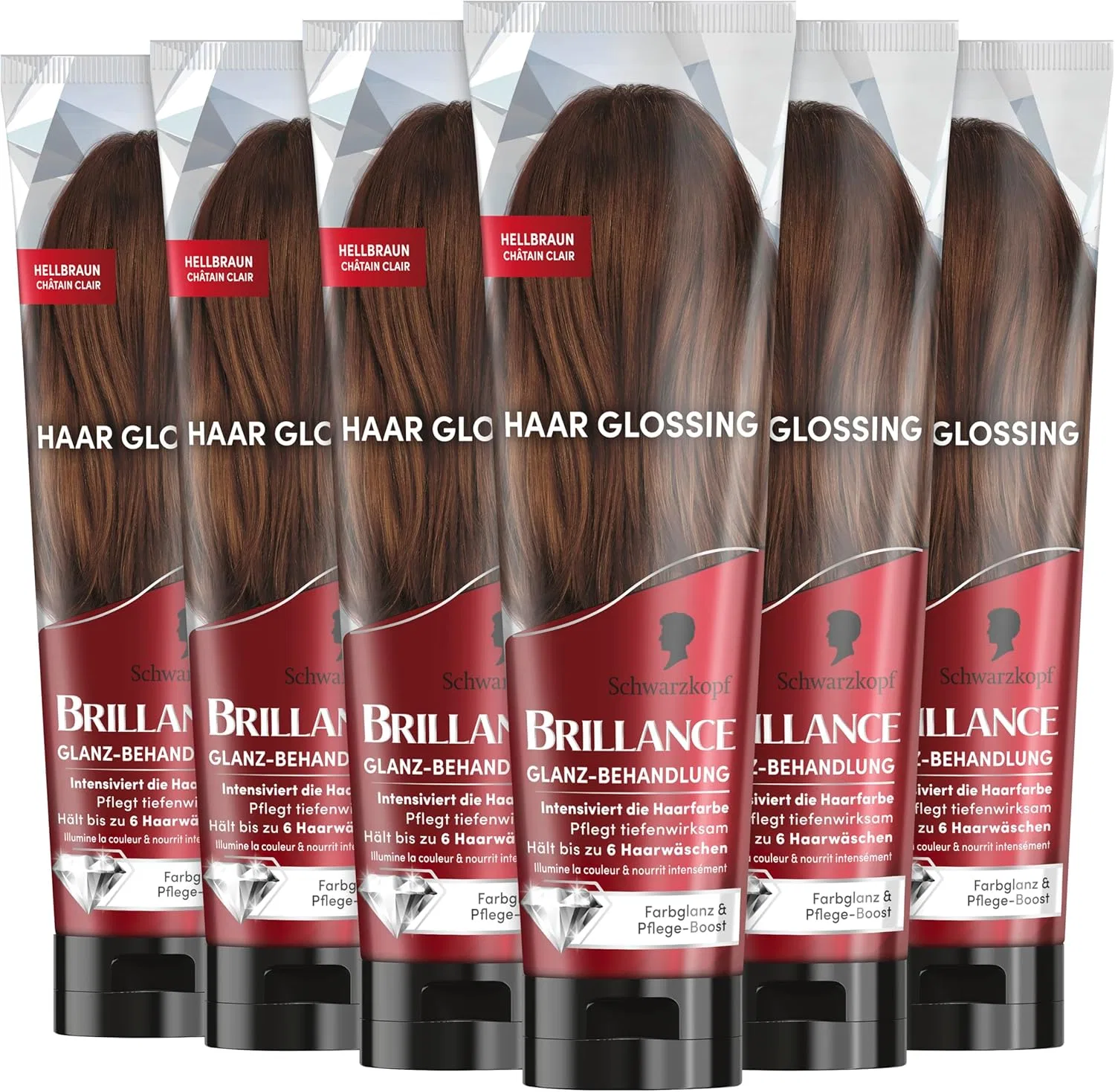 Средство для блеска волос Brillance Shine Treatment, светло-коричневое Schwarzkopf Brillance
