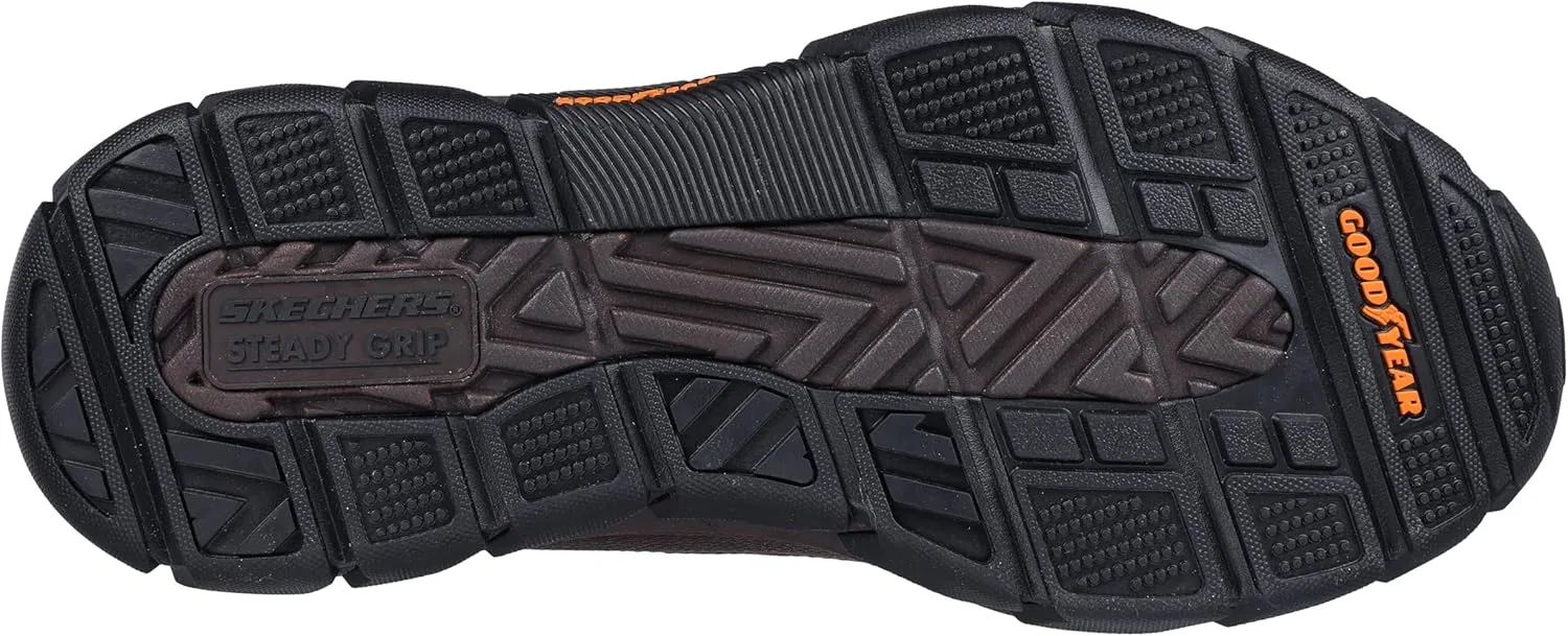 Мужские ботинки Skechers Respected Boswell отличаются превосходным качеством, коричневый — фото 3