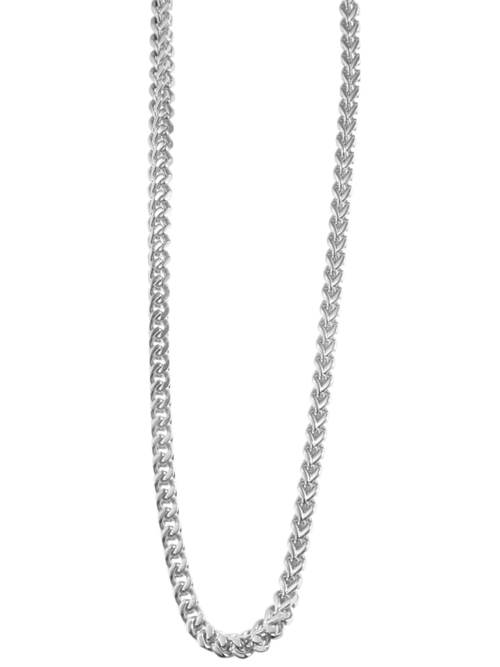 

Adeliás Колье унисекс из нержавеющей стали, 60 см, серебристое