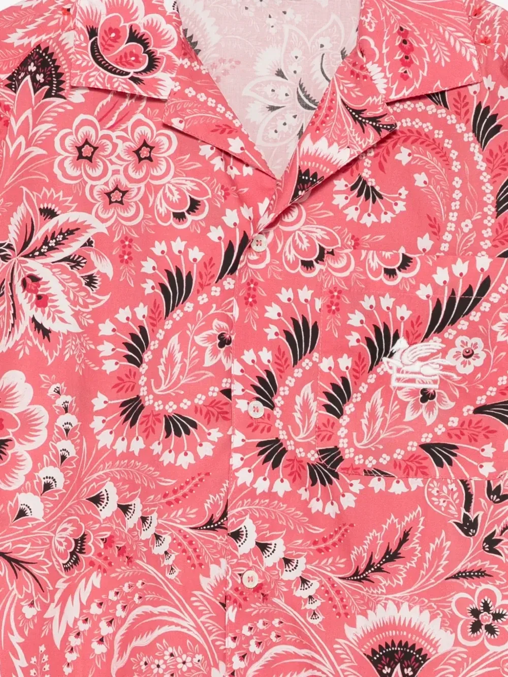 Рубашка с узором пейсли ETRO KIDS, розовый — фото 3
