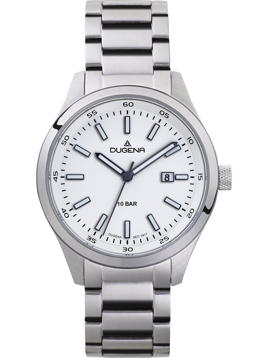 

DUGENA Серебряные аналоговые часы