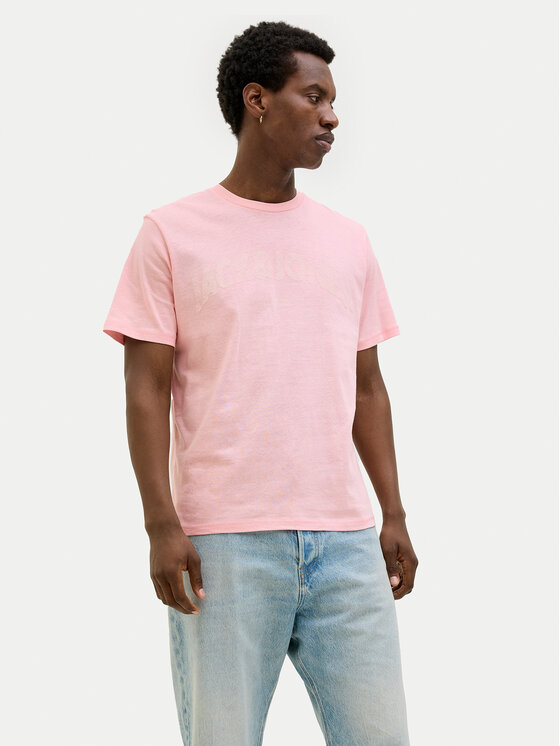 

Футболка обычного кроя Almeria 12276962 Jack&Jones, розовый