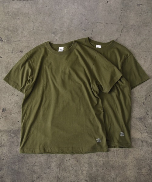 

Набор из 2 футболок, плотная ткань 159 г Coffee & Cigarettes, темно-зеленый