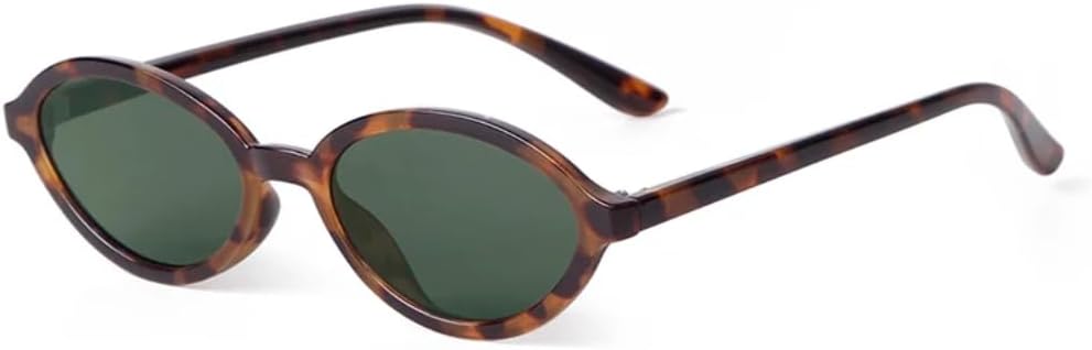 

Солнцезащитные очки с защитой UV400 | Овальная оправа, металлические петли, стиль 90-х | Для женщин и мужчин, для занятий спортом на открытом воздухе и вождения DSVIGF, 07