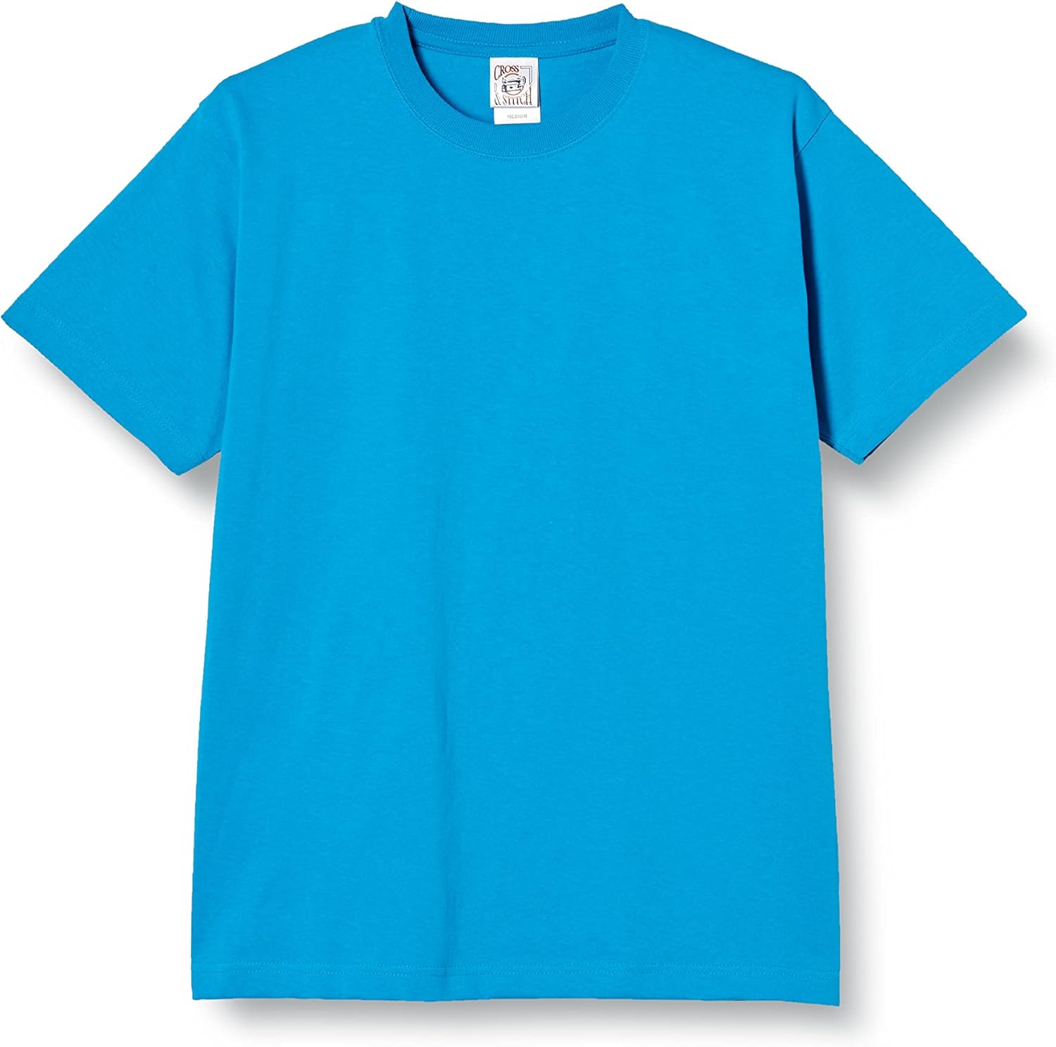 

Футболка с коротким рукавом Cross and Stitch OE1116 Open End Maxweight, мужская и женская Cross Stitch, синий/бирюзовый