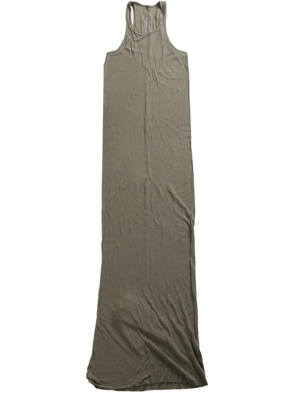

Платье макси из джерси Rick Owens, зеленый