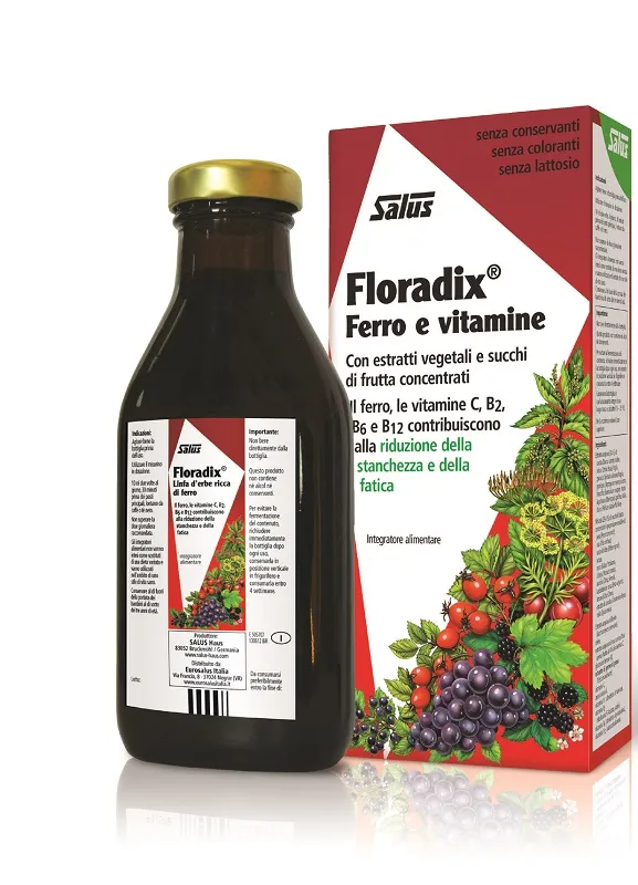 

Salus Floradix Ferro 250 мл Железо и витаминная добавка