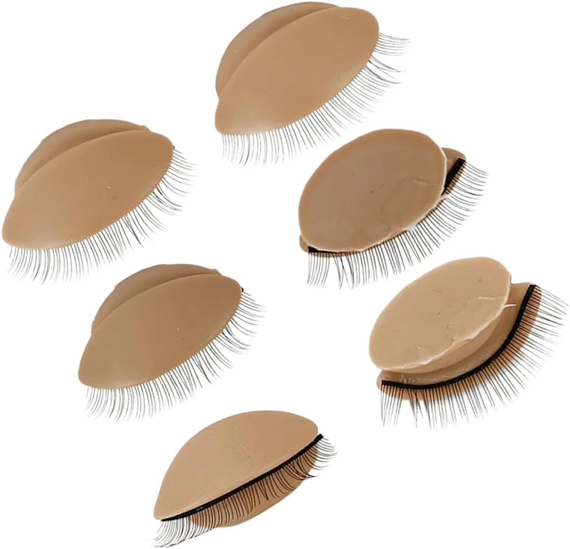 Сменные веки для тренировки наращивания ресниц Beaupretty, 3 пары