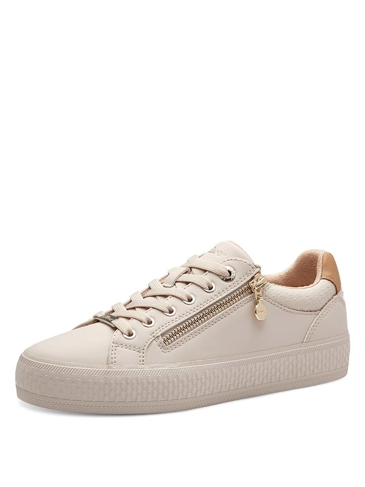 Кроссовки на шнуровке s.Oliver Sneakers, бежевый