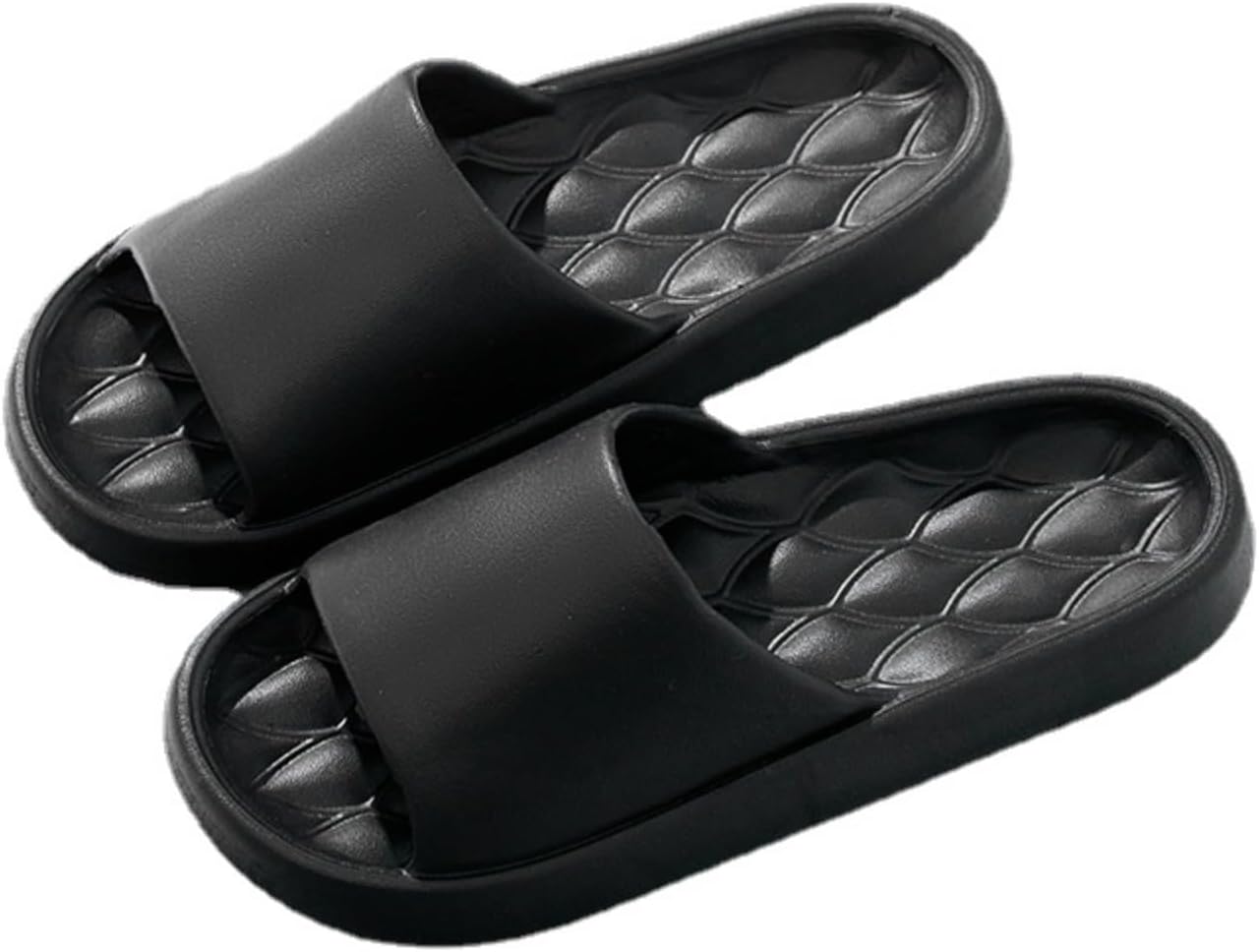 

Сандалии для душа FRZTOUR для женщин и мужчин, нескользящие сандалии для бассейна, пляжа и ванной комнаты, летняя домашняя обувь, черный