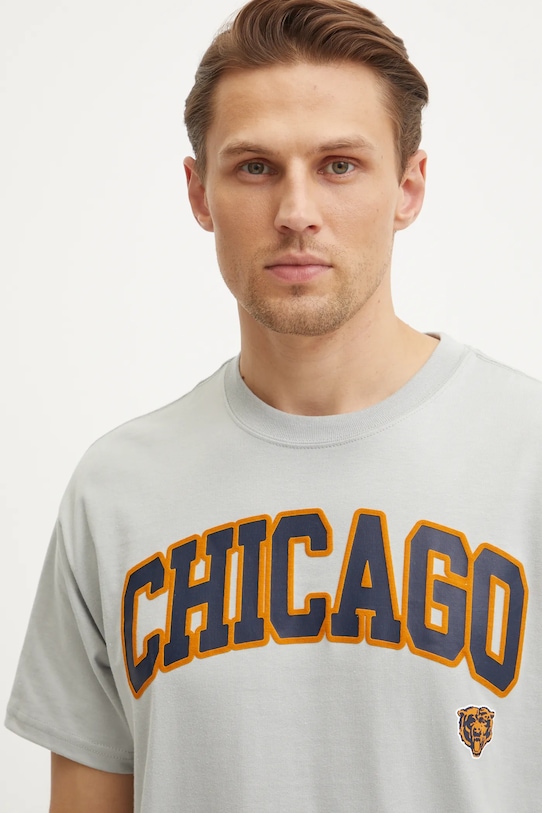 Хлопковая футболка Chicago Bears Nike, серый — фото 4