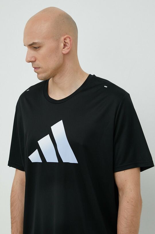 

Футболка для бега Run Icons adidas, черный