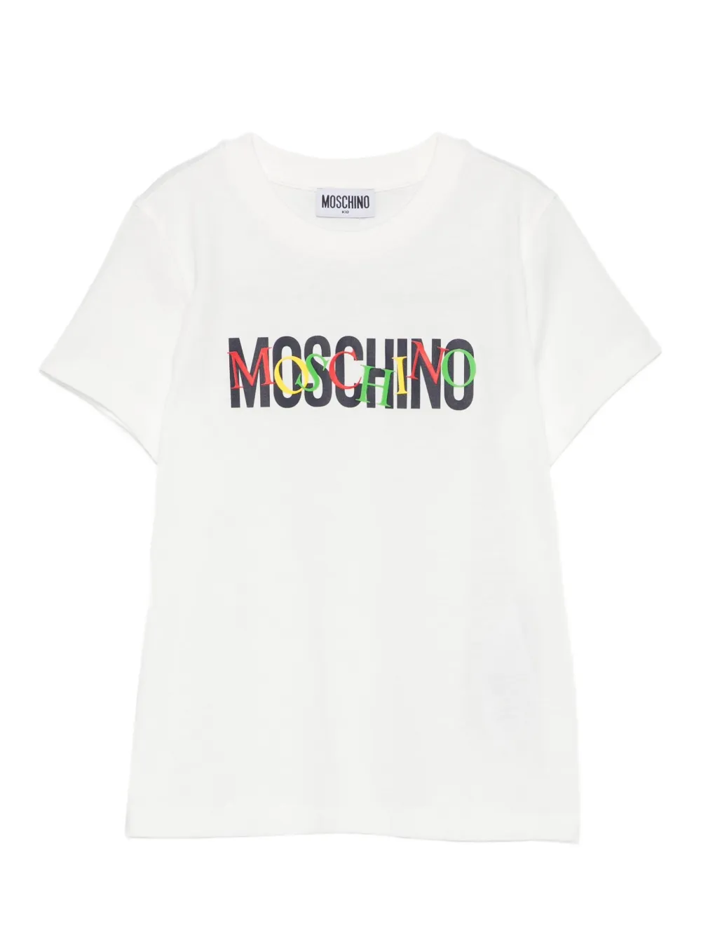 

Футболка с логотипом Moschino Kids, белый