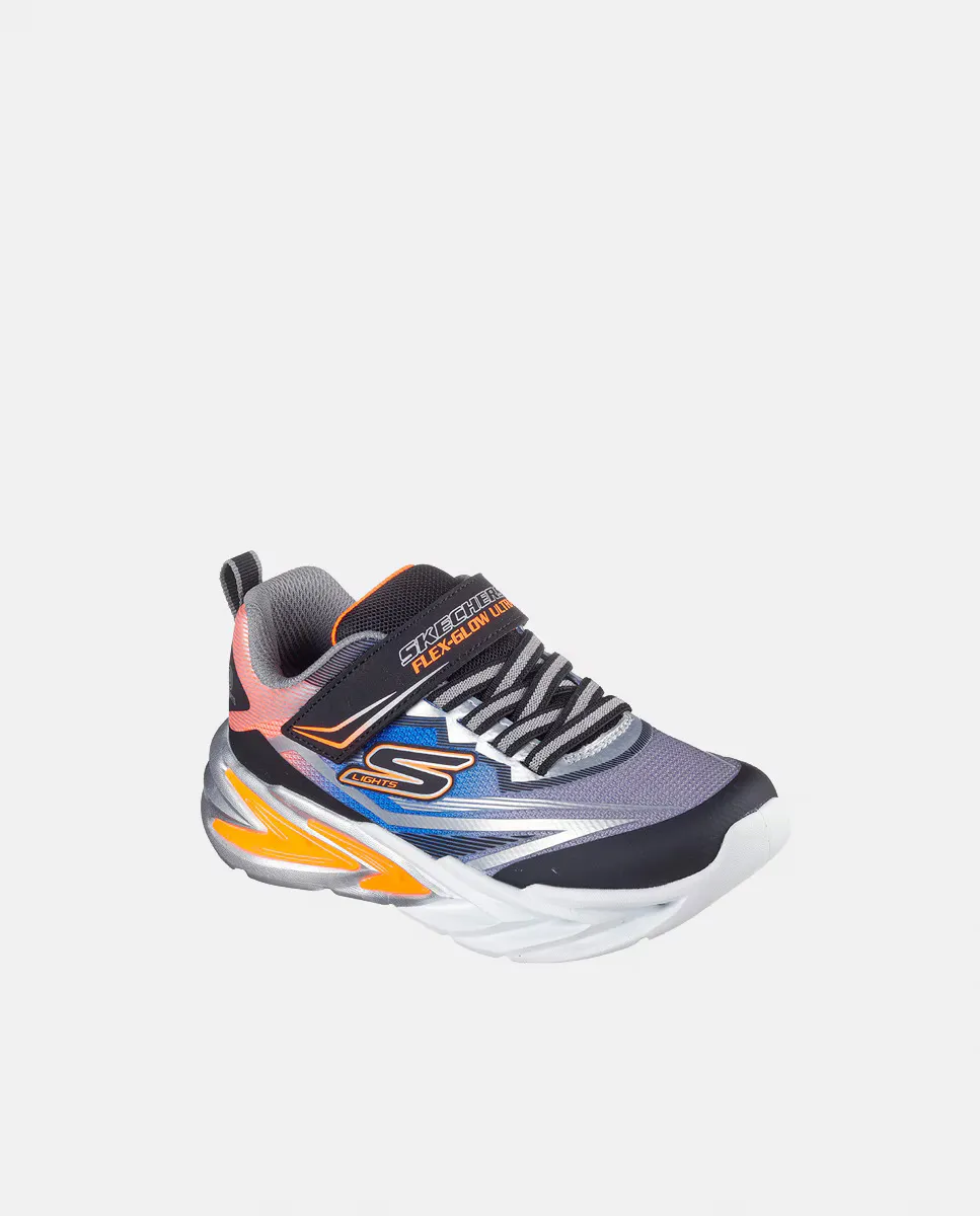 

Спортивные туфли для мальчика с подсветкой Skechers, серый
