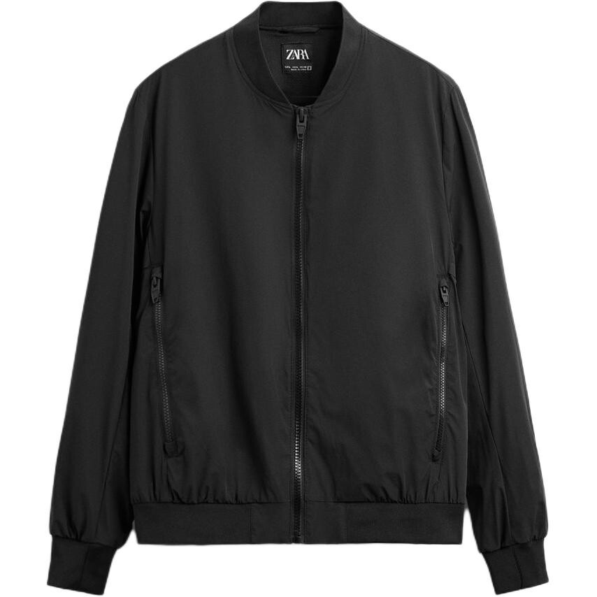 

Куртка мужская черная Zara, черный