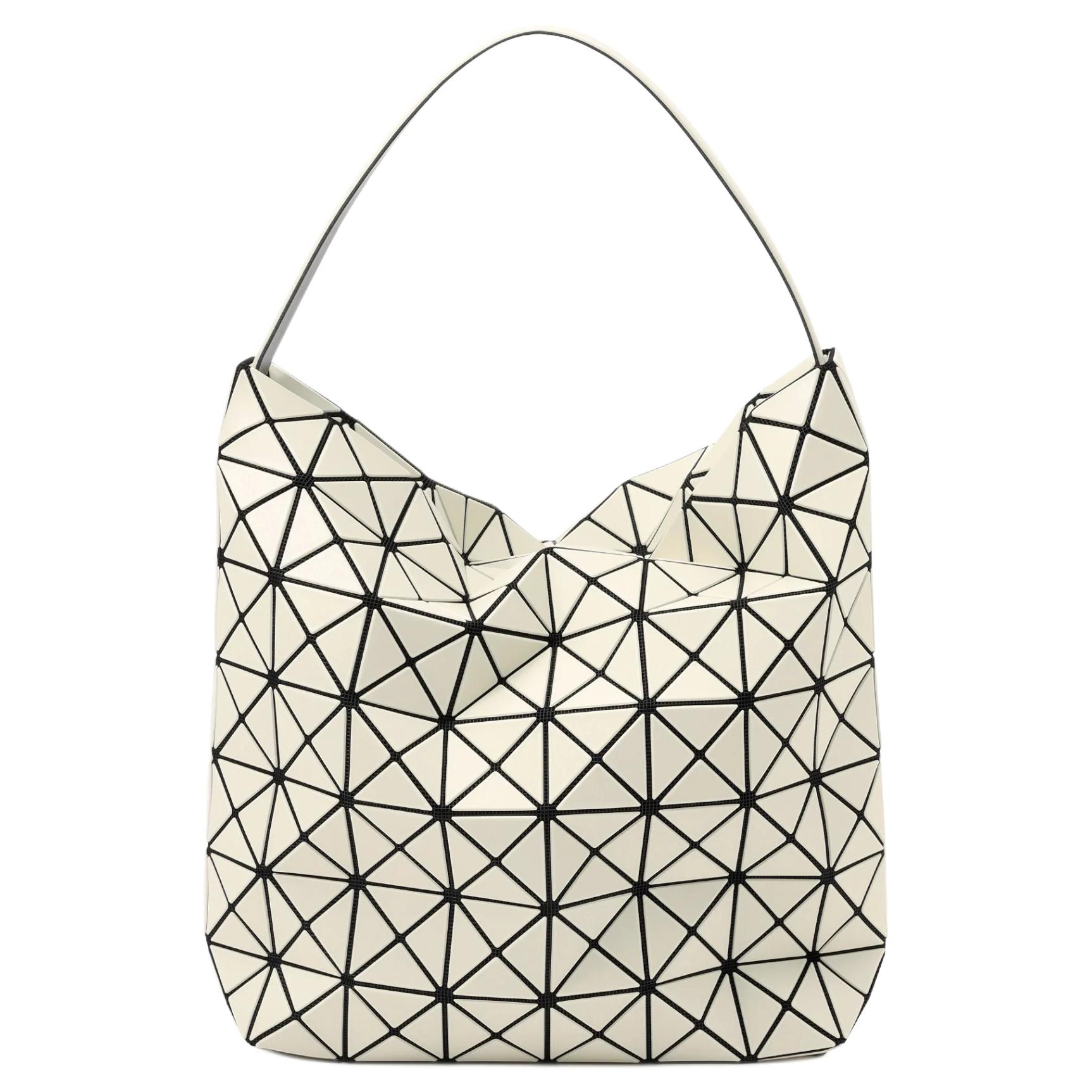 

ISSEY MIYAKE Большая женская сумка из ПВХ белая