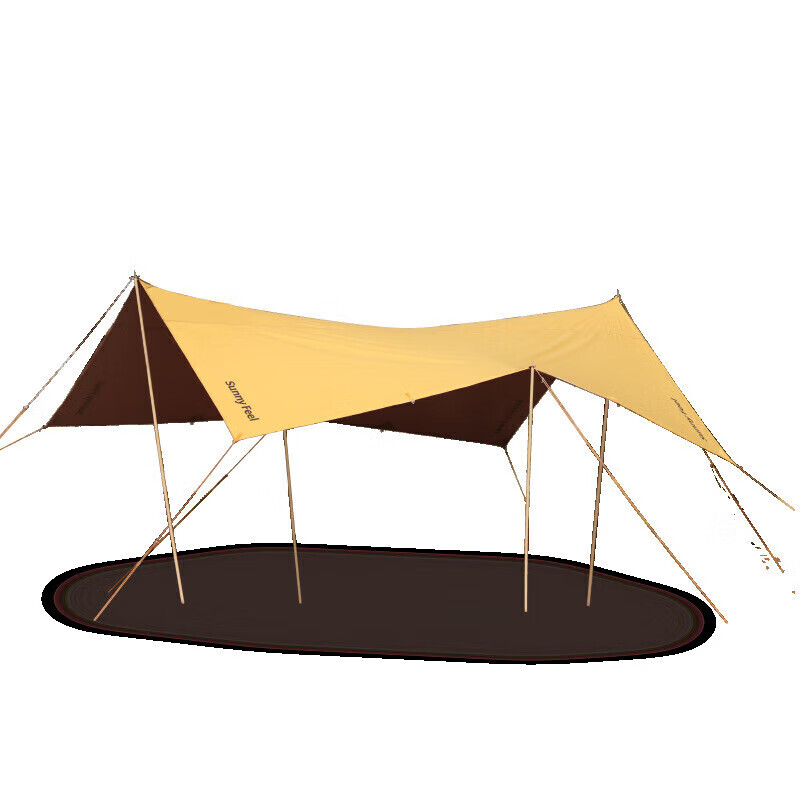 

Jingdian Guangnian Boutique Camping Очень большой ветрозащитный навес из ткани Оксфорд бежевого цвета 400*500*260 см