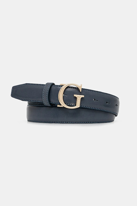 

Кожаный ремень Guess, синий