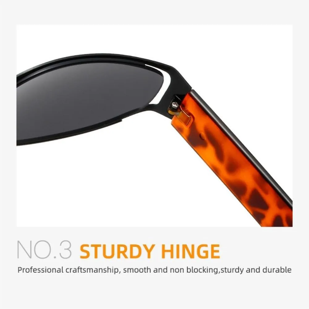 

Ретро овальные солнцезащитные очки для женщин, модные градиентные очки с защитой от УФ-излучения UV400, мужские желтые солнцезащитные очки SKFGNX, Black Light Tea