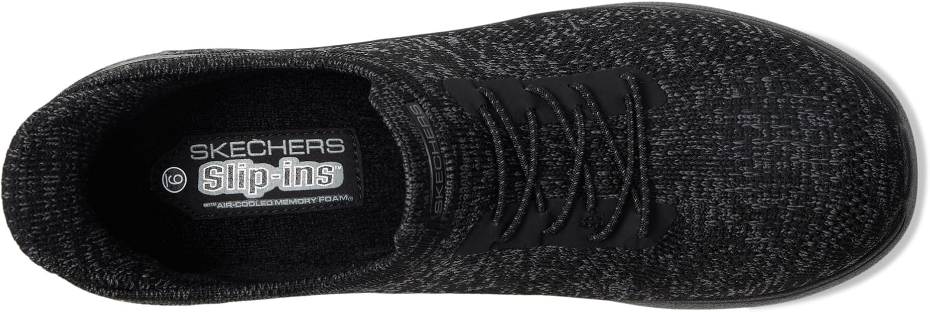 Кроссовки SKECHERS Performance On-the-go Hands Free Slip-ins Swift W/ Sock Fit, цвет Black/Gray — фото 2